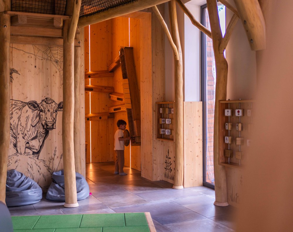 Wooden playground
