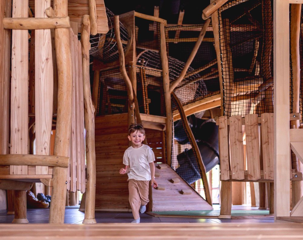 Wooden playground