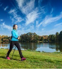 Nordic walking and biking in Masuria