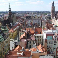 Wrocław widziany z góry
