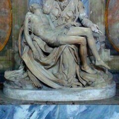 Pieta wrocławska - kopia piety watykańskiej