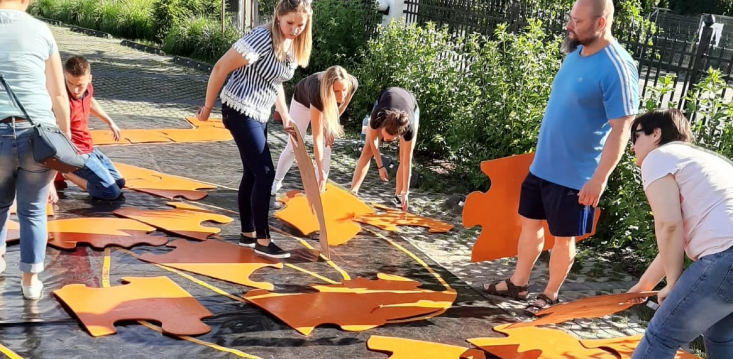 Integracja zespołu Afrodyty w ogrodzie – współpracujemy lepiej!