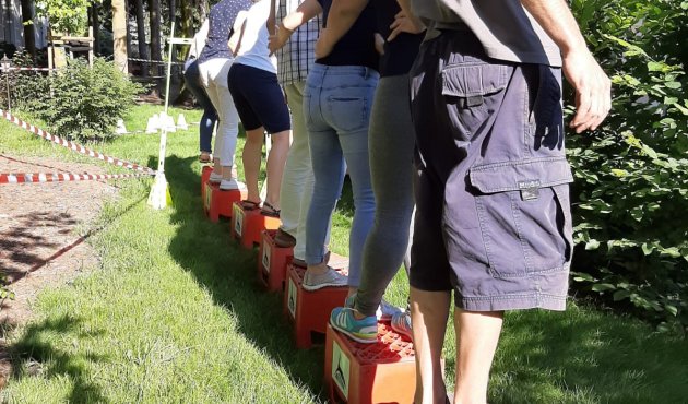 Integracja zespołu Afrodyty w ogrodzie – współpracujemy lepiej!