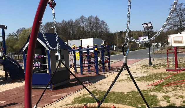 Hotel with a playground for children