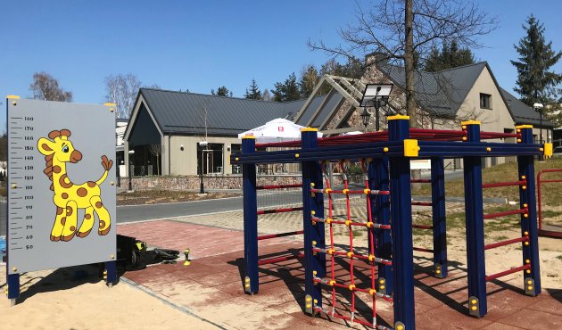 Hotel with a playground for children