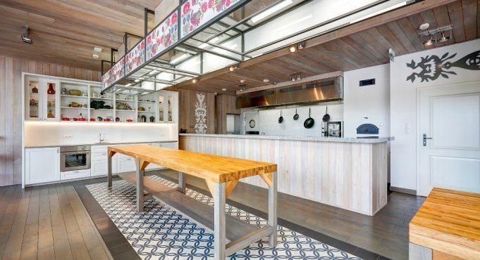 Build business relations from the kitchen