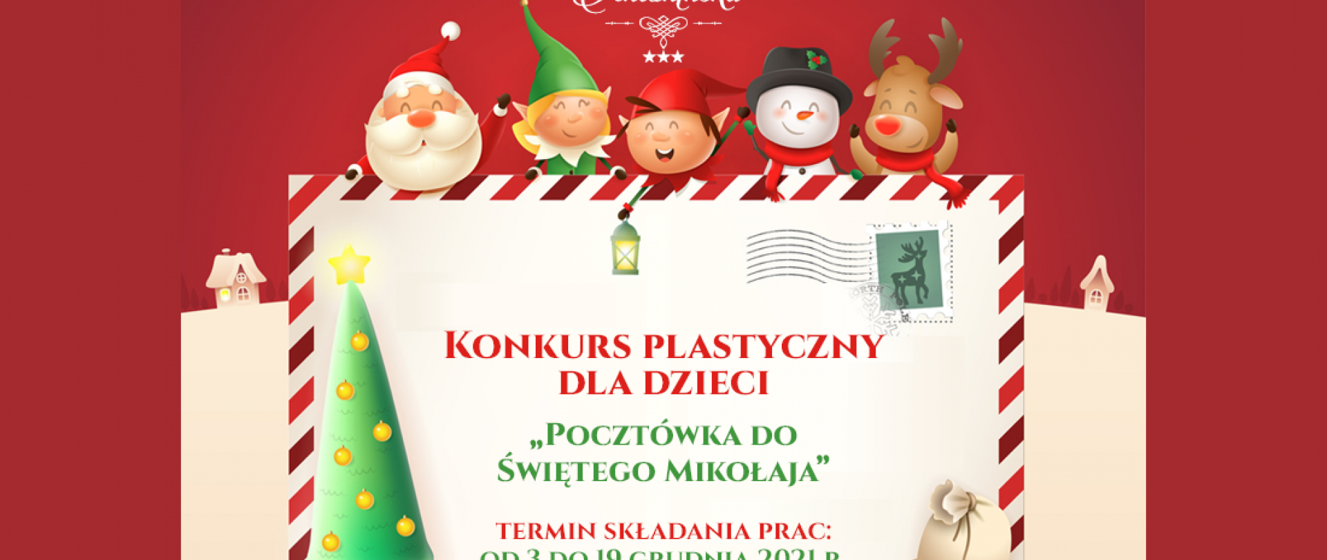 Konkurs plastyczny „Pocztówka do Świętego Mikołaja”