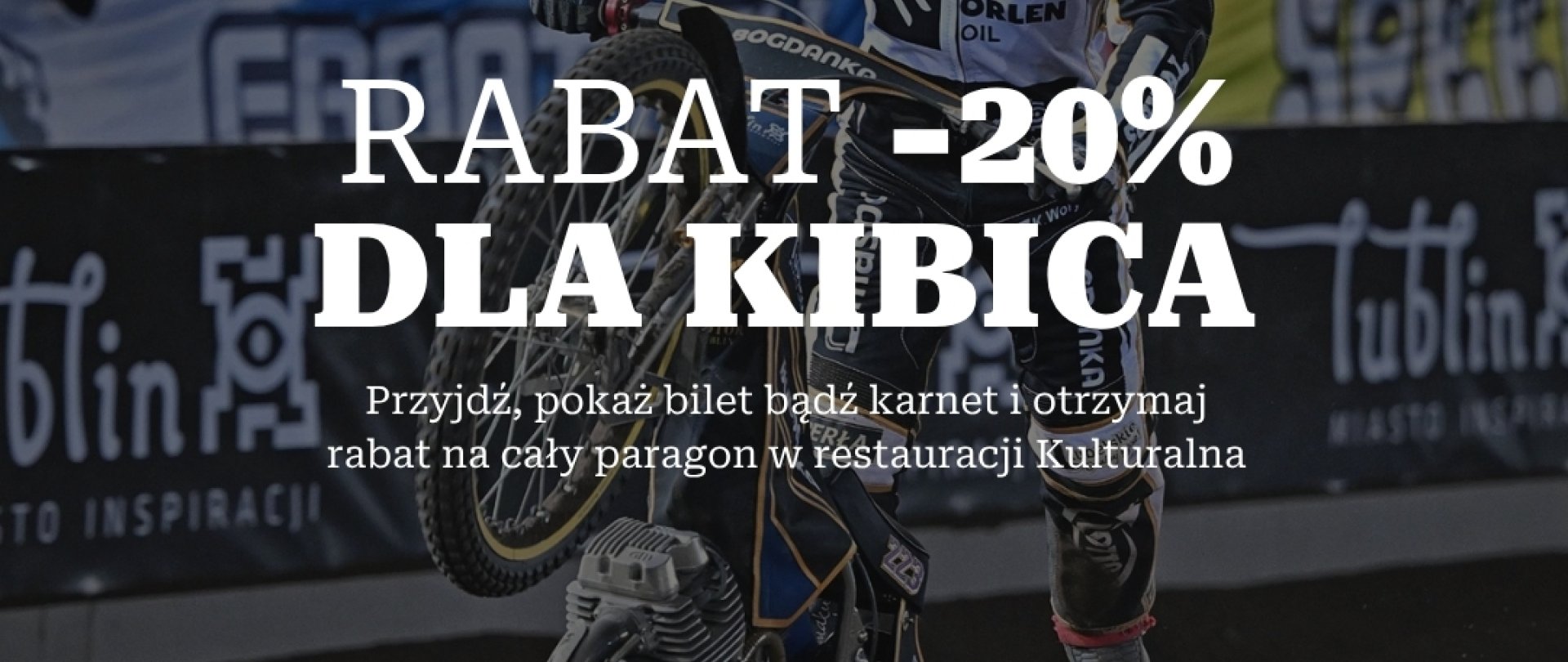 Rabat -20% dla kibiców
