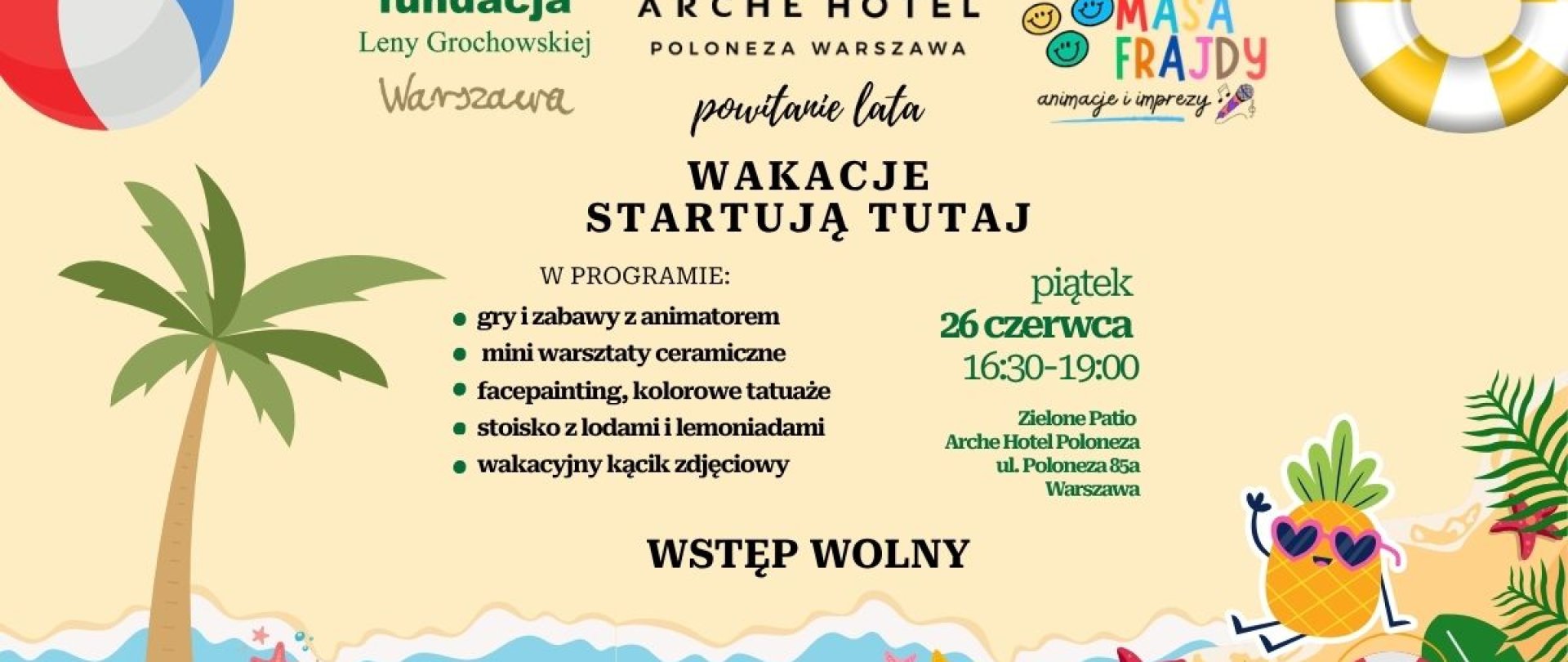 Wakacje startują tutaj - rodzinne powitanie lata w Arche Hotel Poloneza