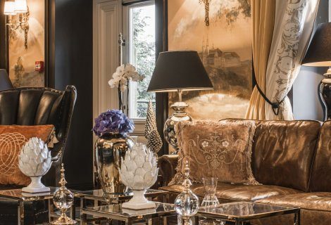 Hotel chill out area