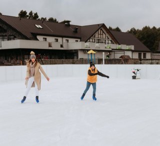 Jak zima to i lodowisko w Bacówce!