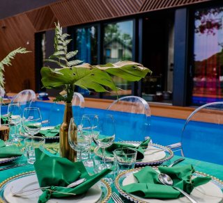 Wesele w Modern Forest House