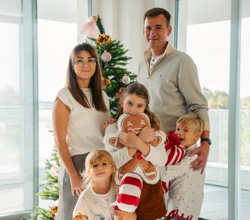 Rodzinne Święta Bożego Narodzenia nad morzem