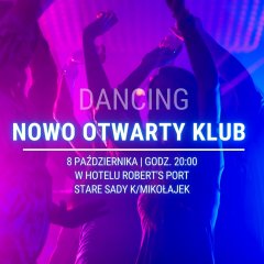 Tanzen im neu eröffneten Club | 08.10.2022 um 20:00