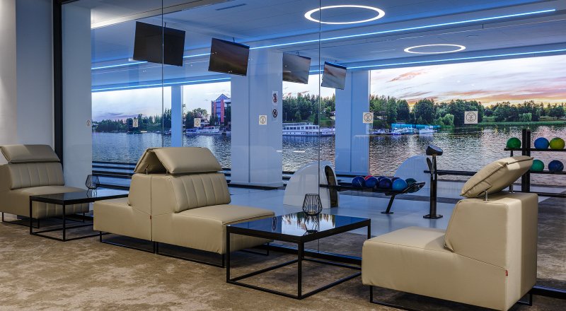 Nightclub with bowling alley