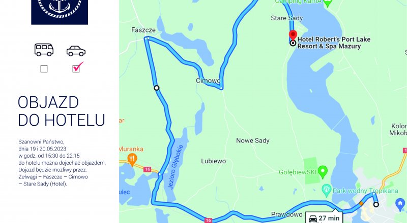 Czasowa zmiana organizacji ruchu - 79 Rajd Polski