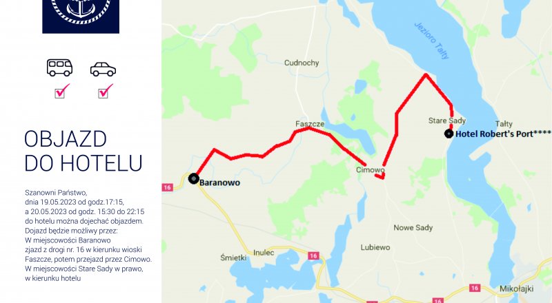 Czasowa zmiana organizacji ruchu - 79 Rajd Polski