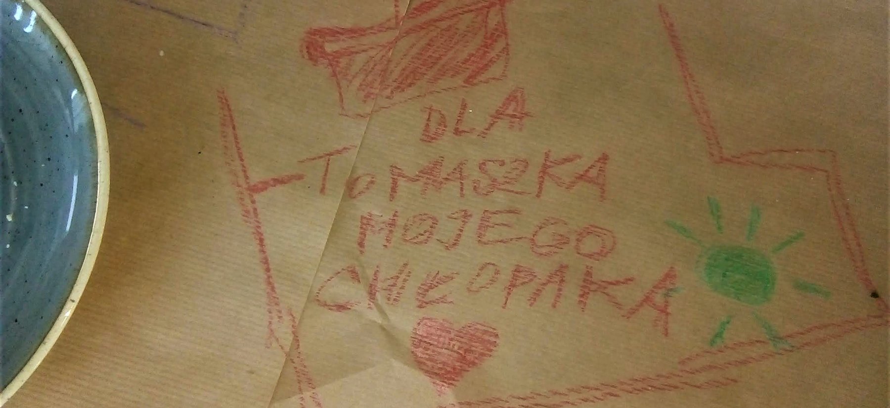 Without a knife and fork