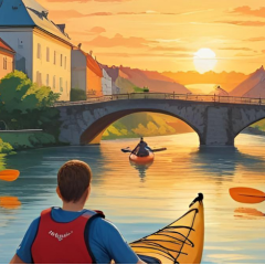 Spływ kajakowy po Łynie