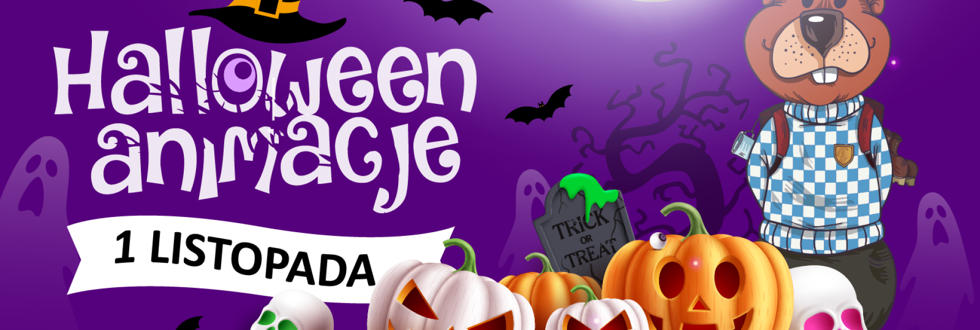 Wyjątkowe animacje dla najmłodszych w Halloween