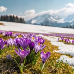 Wiosna w Tatrach – krokusy już kwitną. Zaplanuj wiosenny pobyt w Zakopanem