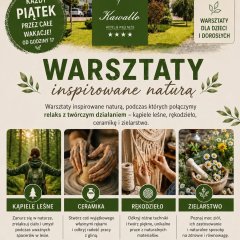 Warsztaty inspirowane naturą &ndash; każdy piątek o 17:00 w Hotelu Kawallo!
