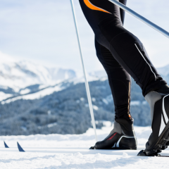 Cross-country skiing in the Giant Mountains