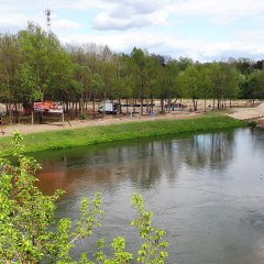 Nowa przystań w Spale nad Pilicą