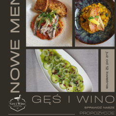 Nowe menu restauracji Gęś i Wino