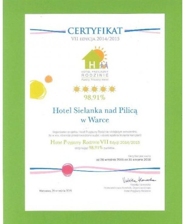 Hotel Przyjazny Rodzinie
