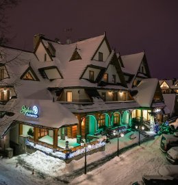 Two hotels with a swimming pool, one style