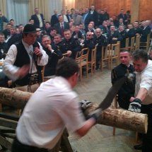 An evening of highlanders lumberjacks