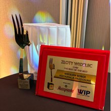 Nasz Szef Kuchni z prestiżową statuetką Złotego Widelca Best of the Best!