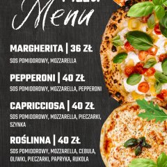 MENU PIZZA
