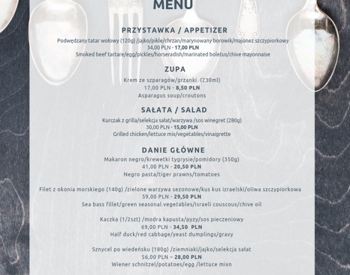 Menu na Niedzielny Obiad