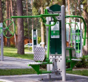 Fit park i sala ćwiczeń cardio