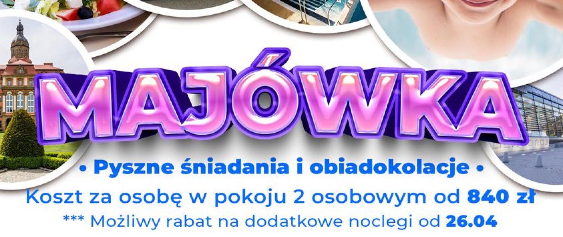 Weekend Majowy 2024 w Aqua Zdrój Wałbrzych 