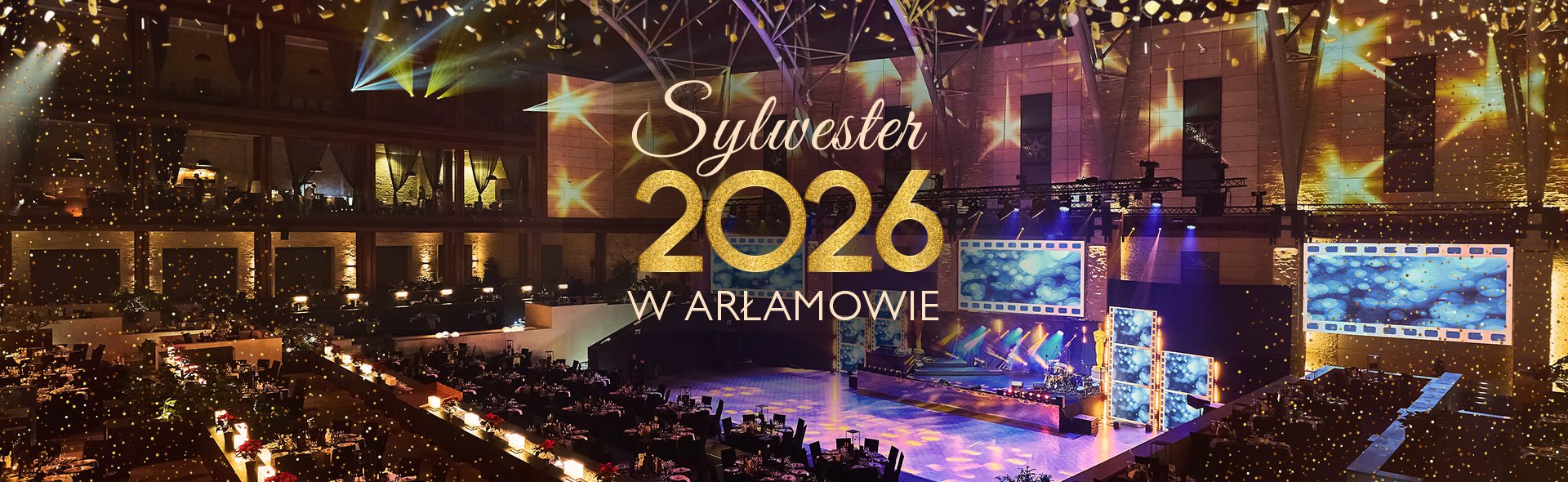 Szampański Sylwester 2025 w Arłamowie z Aleksandrą Szutenberg i Rafałem Maserakiem!