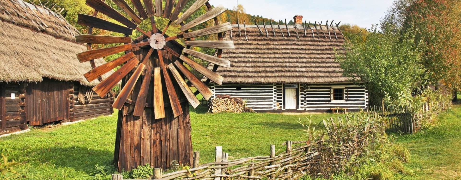 The Ethnographic Part at the Museum of Folk Architecture in Sanok