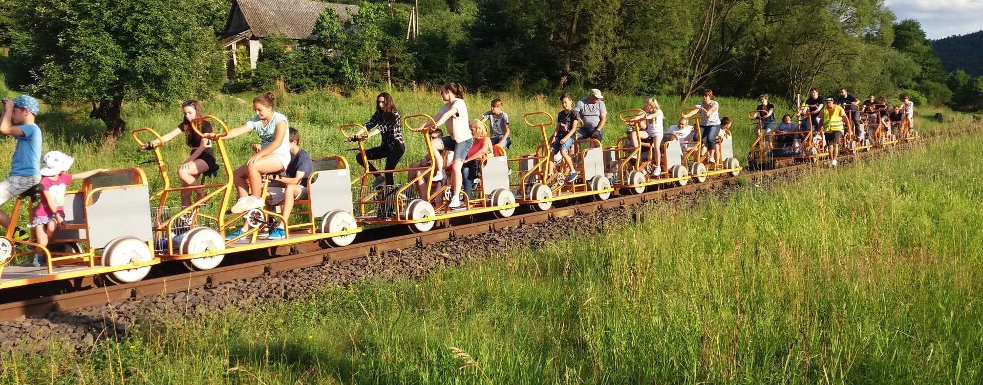 The Bieszczady Bicycle Draisines in Uherce Mineralne