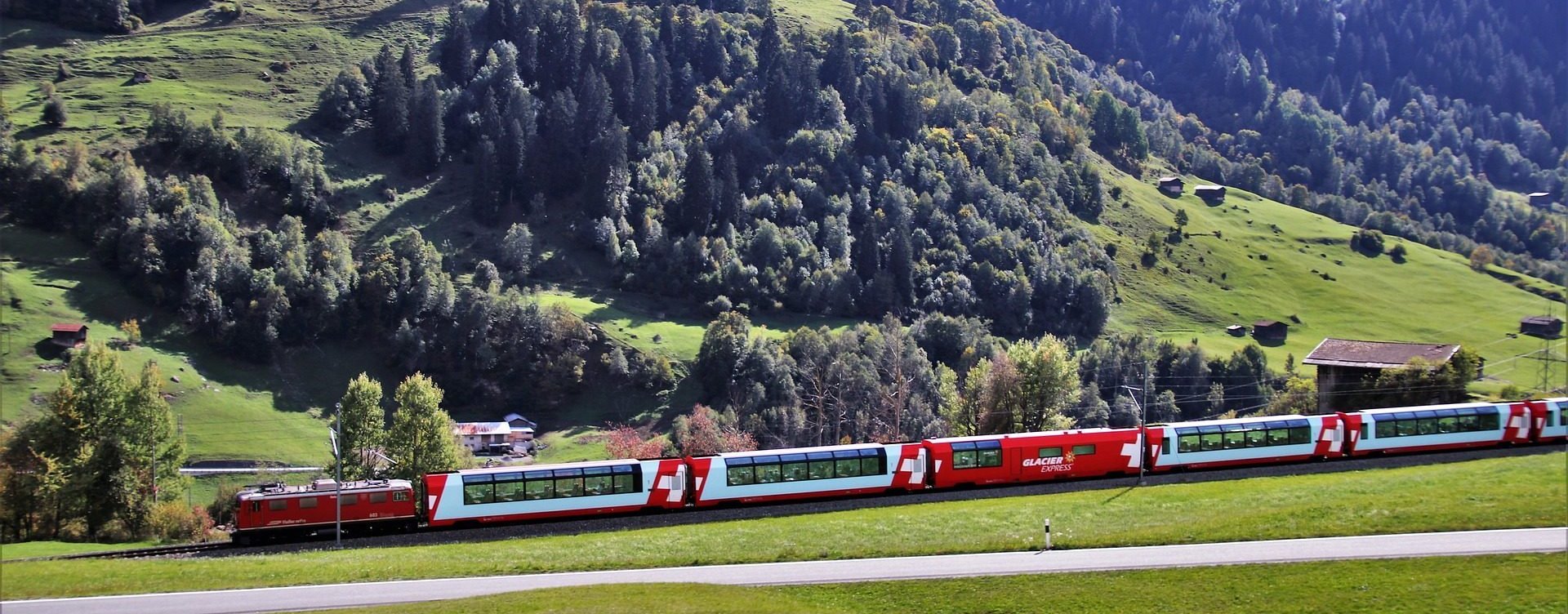 The narrow gauge railway in the Bieszczady mountains