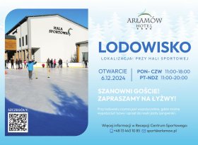 Otwarcie lodowiska 6 grudnia 2024