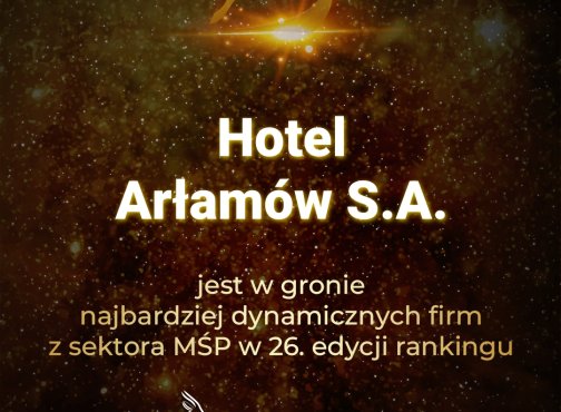 Hotel Arłamów zdobywa tytuł Gazeli Biznesu 2025 – dowód na dynamiczny rozwój w branży hotelarskiej