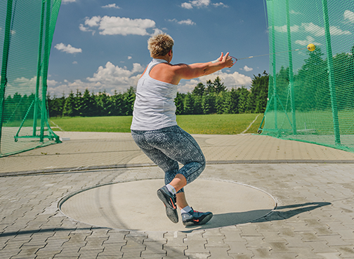 Anita Włodarczyk trenuje w Arłamowie