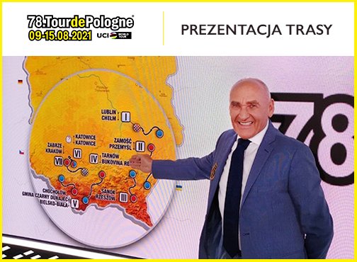 Znamy dokładną trasę Tour de Pologne!