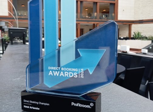 Hotel Arłamów ze statuetką Direct Booking Awards 2024