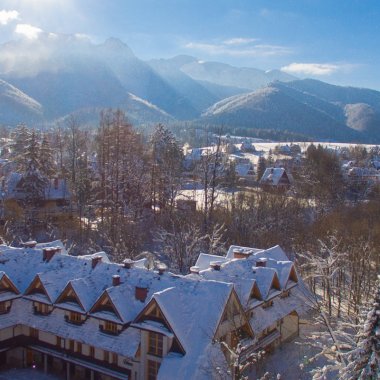 Hotel zimą