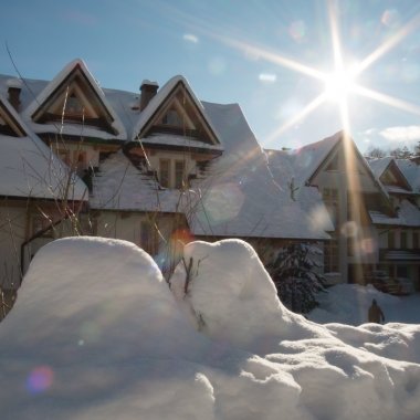 Hotel zimą