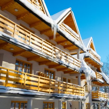 Hotel zimą
