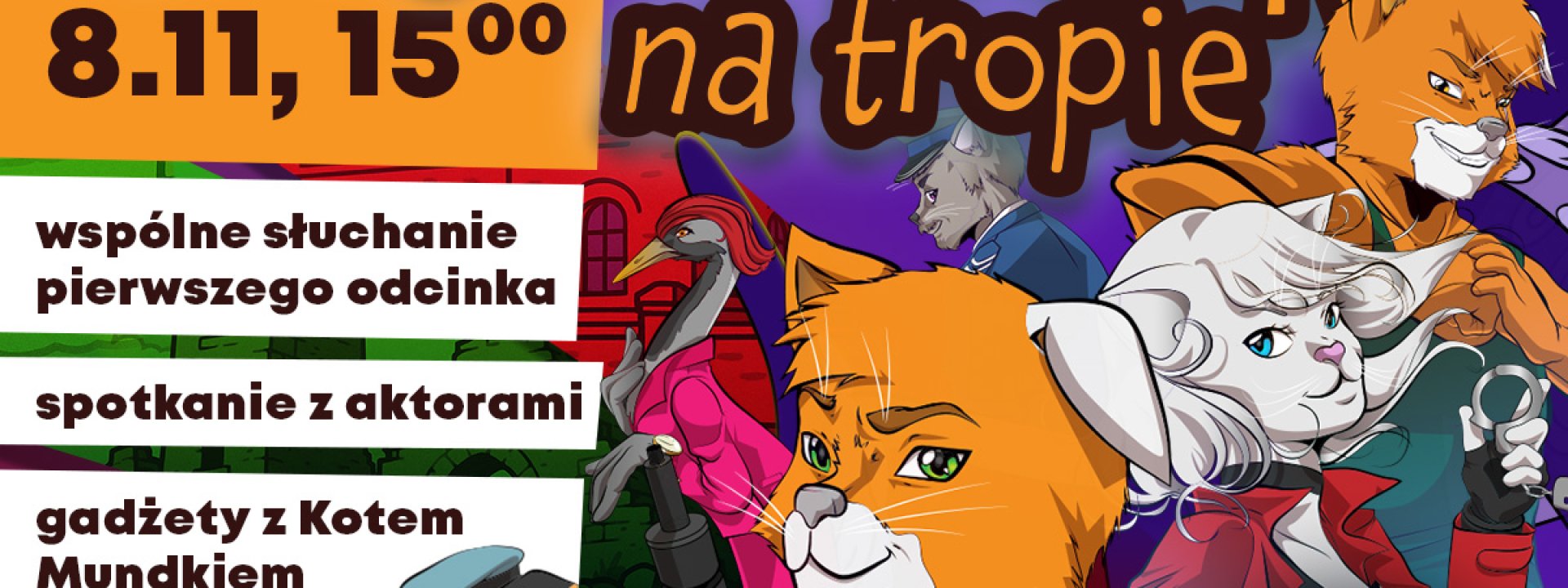 Premiera 6. sezonu serialu „Kot Mundek na tropie” - zniżka na noclegi i kolacja z bohaterami!